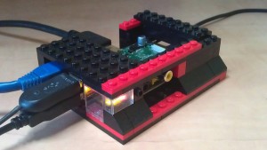 Raspberry Pi in Lego case